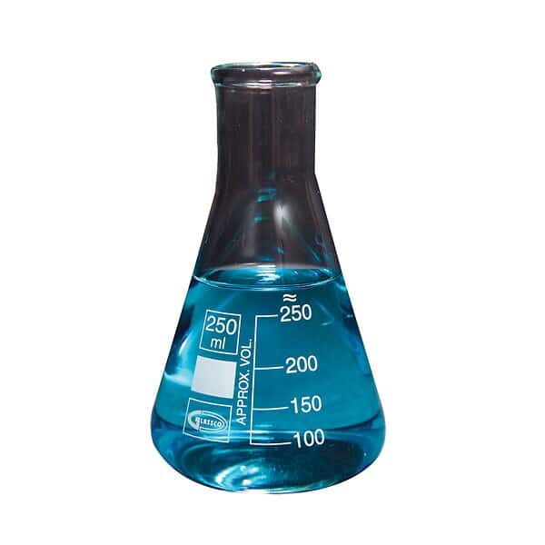Borosil FG4980-150 Erlenmeyer Flask, glass, 150 mL, 6/pk