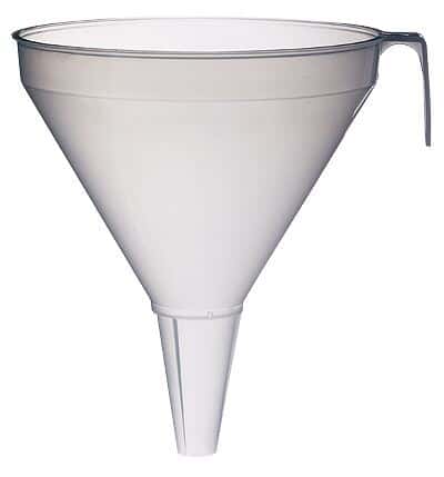 BrandTech VITLAB® Large HDPE Funnel, 430 mm dia, 17.5 L