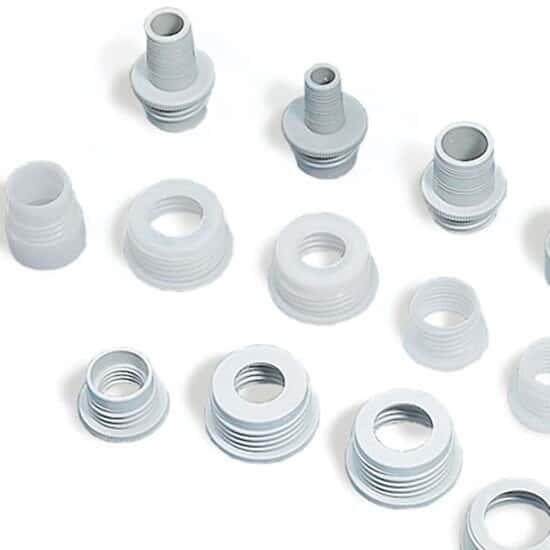 BrandTech 704399 Threaded Bottle Adapter, ETFE, GL45 Thread x GL38 Bottle Thread
