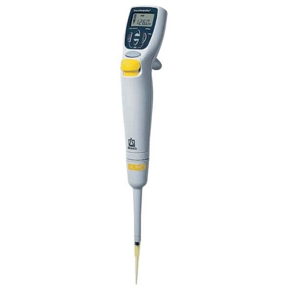 BrandTech Transferpette Electronic Pipettor, Single-Channel, 2-20 µL; 110 V Charger