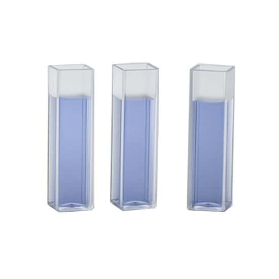 BrandTech Macro Fluorimetry Cuvette, UV-Transparent Plastic, 10 mm; 100/PK