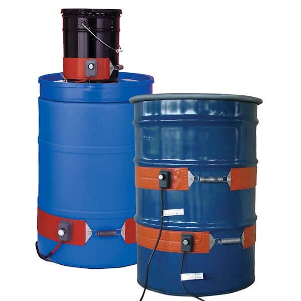 BriskHeat DPCS23 Flexible 30-Gal Poly Drum Heater with Thermostat; 50-160F, 240V