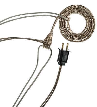 BriskHeat TBIH051-020LD Dual Element, Cloth Insulated Heat Tape, 2' x 1/2