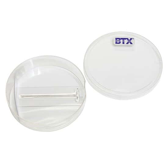 BTX 45-0104 Glass Microslides with Round Wire Electrode, 1 mm Gap, 40 µl; 10/Pk