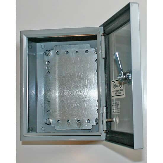 Bud Industries SNB3730 NEMA 4X Galvanized Steel Enclosure