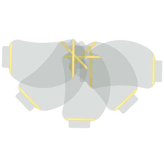 Bullard HMXLC5PK Disposable Lens Cover for HMXi Respirator; 5/Pk