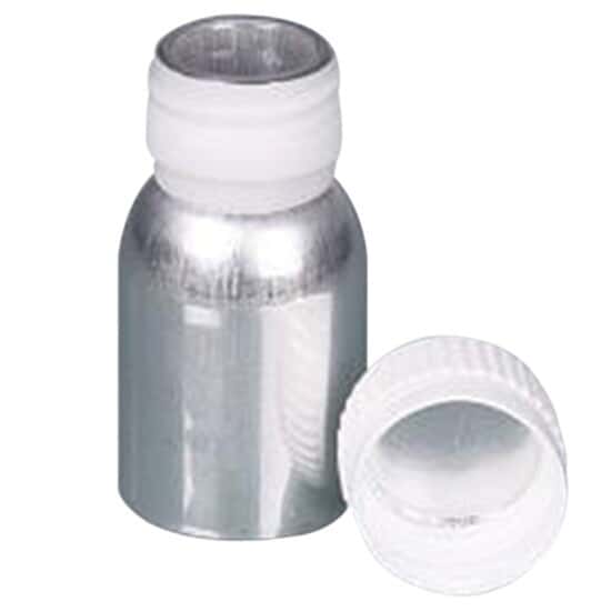 Burkle 0327-0038 Aluminum Bottle with Tamper-Evident Cap, 38 mL; 1/EA