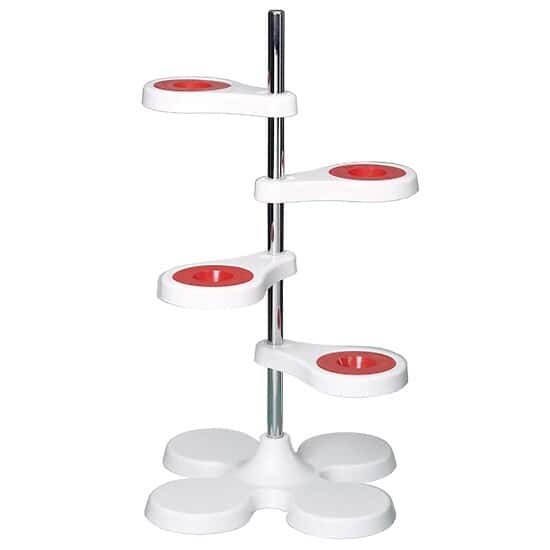 Burkle 96220400 Funnel stand for 4 funnels, with four funnel holders