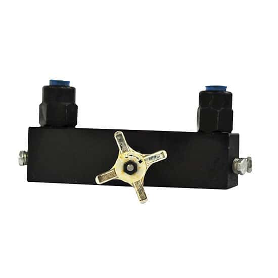 Carver 2096CE Two-Gauge Manifold for Manual Hydraulic Press Test