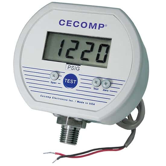 Cecomp F4L+/-15PSIG -15.00-15.00PSIG Loop-Powered Gauge