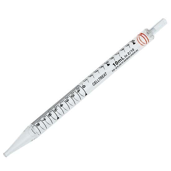 CELLTREAT Scientific Products 229211B ShortLength Serological Pipette