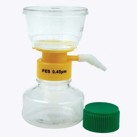 CELLTREAT Scientific Products 229701 Sterile Filter System with PES membrane, 150 mL, 0.45 µm, 50 mm; 12/cs