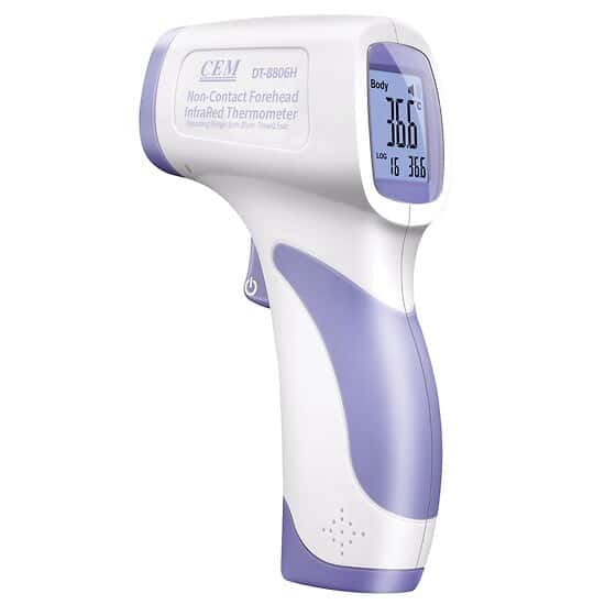 CEM FDACleared Noncontact Infrared Forehead Thermometer from ColeParmer