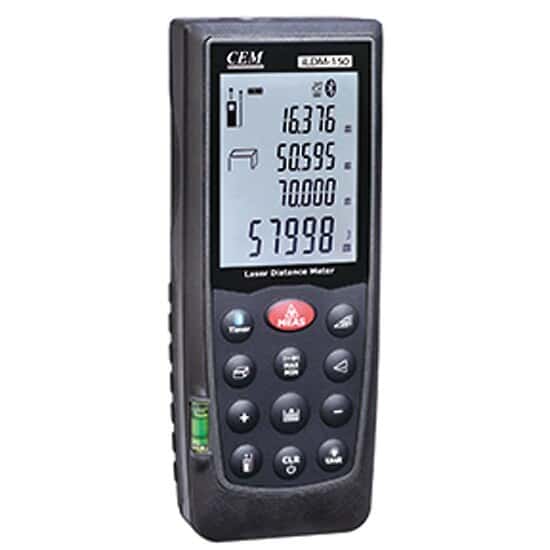 CEM iLDM-150 Handheld Laser Distance Meter With Bluetooth