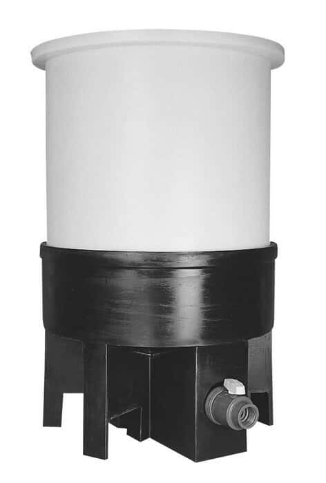 Chem-Tainer Conical-Bottom Open-Top Tank with Stand, PP, 250 gallon