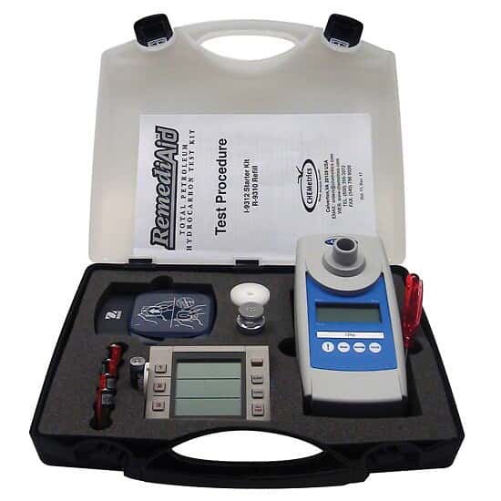 Chemetrics TPH RemediAid Colorimetry Starter Kit, Friedel Crafts Method