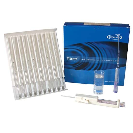 Chemetrics K1705 Titrimetric Calcium Hardness Test Kits from ColeParmer