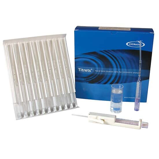 Chemetrics K-9602 Titrimetric Sulfite, 2 to 20 ppm, Test Kits