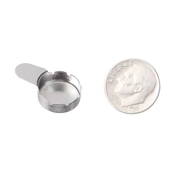 ColeParmer Micro Aluminum Weighing Dishes, 13mm Dia. x 3.5mm H, .35 mL