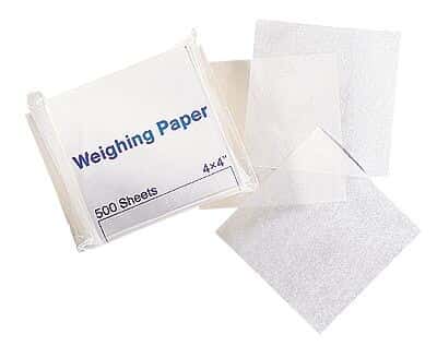 Cole-Parmer Glassine Weighing Paper, Medium, 4 x 4