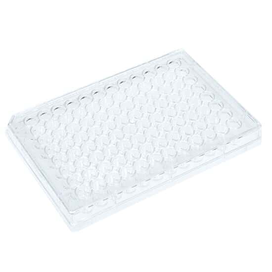Cole-Parmer Cell and Tissue Culture Plates with Lid, Sterile, Polystyrene, Untreated, 96-Well; 100/CS