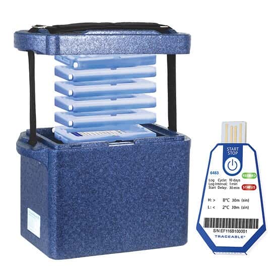 Cole-Parmer 10L Box, TraceableOne™ Transport Bundle