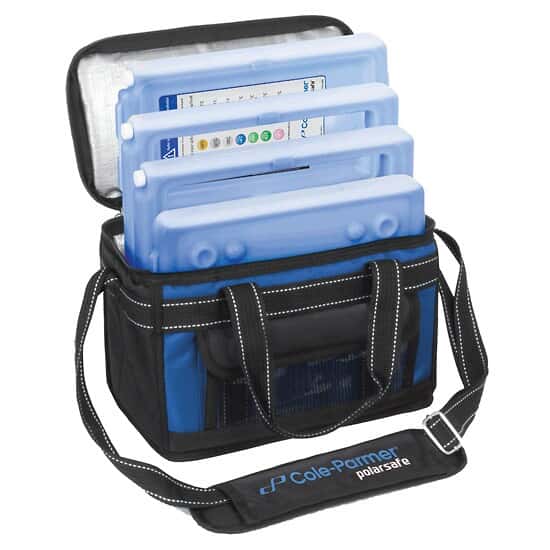 Cole-Parmer Transport Bag 5 L with Two 4°C End-Caps and Two 4°C Frames