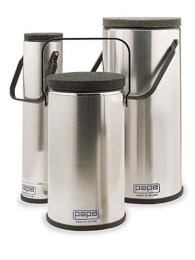 Cylindrical Dewar Flask with Handle, 1900 mL
