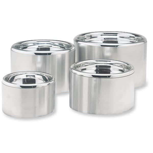 Low Form Dewar Flasks, glass and aluminum, 1000 mL