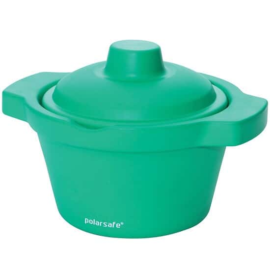 Cole-Parmer Foam Round Ice Bucket with Lid, 2.5 L, Green