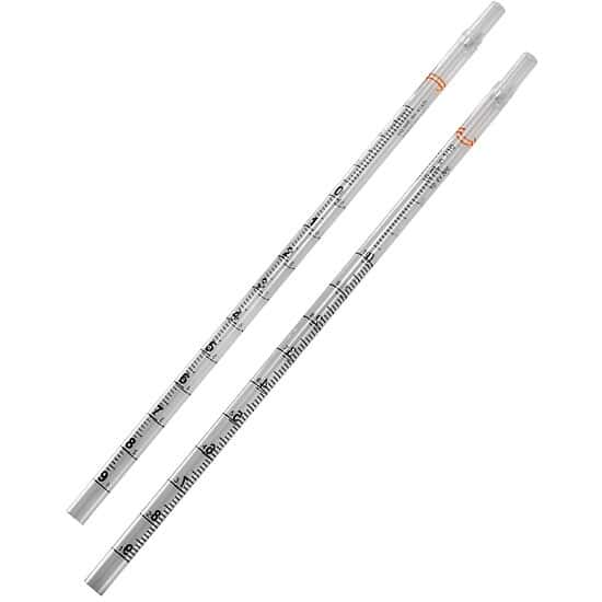 Cole-Parmer Open Ended Pipettes, 2 mL, Individually Wrap, Graduated, Sterile; 500/Cs