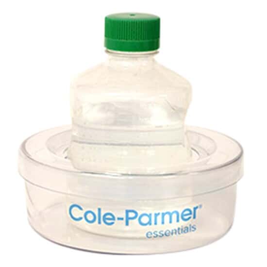 Cole-Parmer MiniVac Polystyrene Bottle with Barbed Cap, 1000 mL