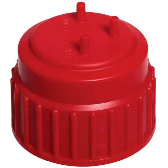 Cole-Parmer EVac™ Bottle Cap, Barbed Fittings