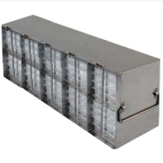 Cole-Parmer Upright Freezer Rack for 96/384-Well Microtiter Plates, accepts 70 with lids or 80 without lids