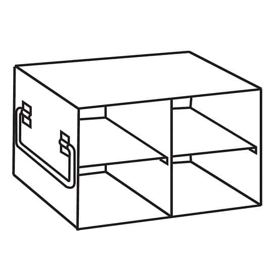 Cole-Parmer Upright Freezer Rack for Standard 3