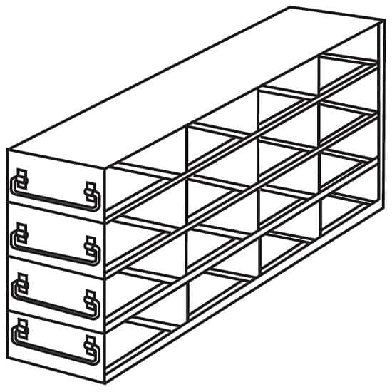 Cole-Parmer Upright Freezer Drawer Rack for Standard 3