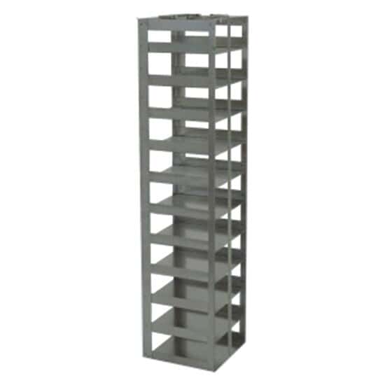 Cole-Parmer Vertical/Chest Freezer Rack for 100-Cell Hinged Plastic Boxes, 11 box capacity