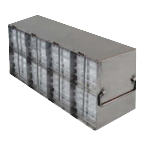 Cole-Parmer Upright Freezer Rack for 96/384-Well Microtiter Plates, accepts 56 with lids or 64 without lids