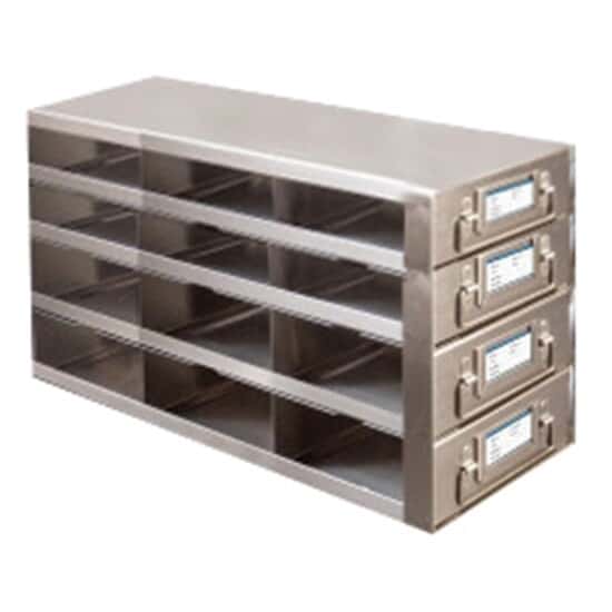 Cole-Parmer Upright Freezer Drawer Rack for 96/384-Well Plates, 96-Well Boxes, or Boxes w/ 2 1/8