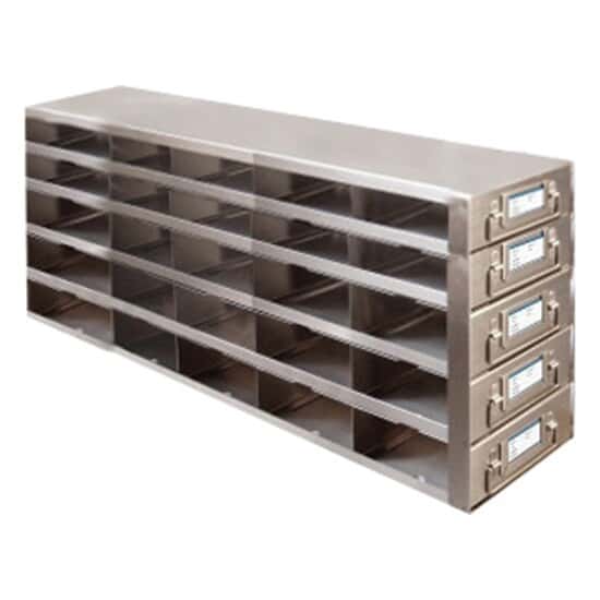 Cole-Parmer Upright Freezer Drawer Rack for 96/384-Well Plates, 96-Well Boxes, or Boxes w/ 2 1/8