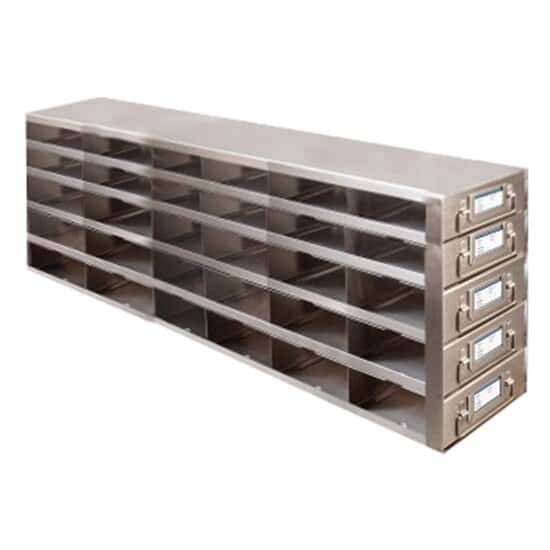 Cole-Parmer Upright Freezer Drawer Rack for 96/384-Well Plates, 96-Well Boxes, or Boxes w/ 2 1/8