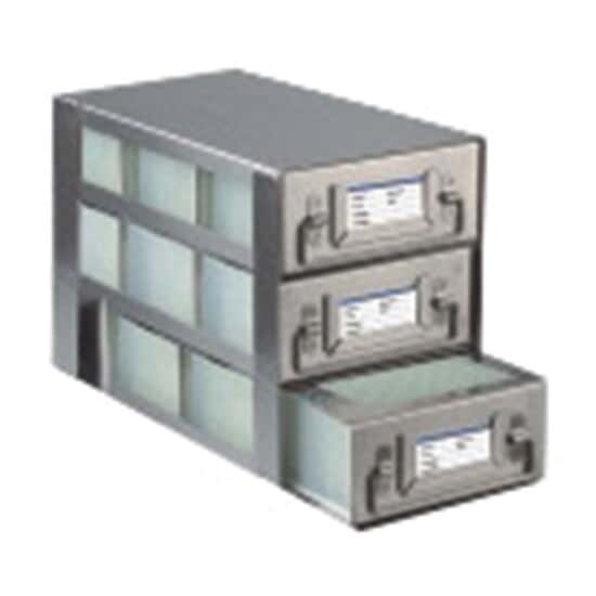 Cole-Parmer Upright Freezer Drawer Rack for 96 Deep-Well Plates or 1 3/4