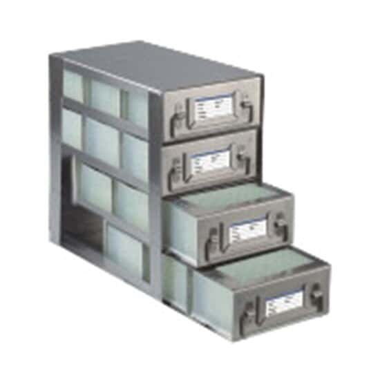Cole-Parmer Upright Freezer Drawer Rack for 96 Deep-Well Plates or 1 3/4