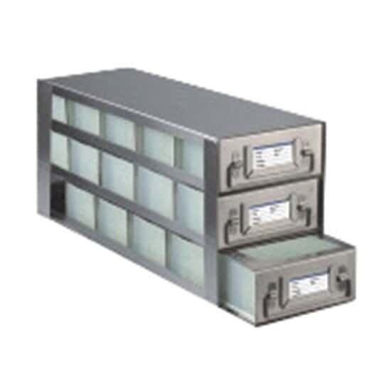 Cole-Parmer Upright Freezer Drawer Rack for 96 Deep-Well Plates or 1 3/4