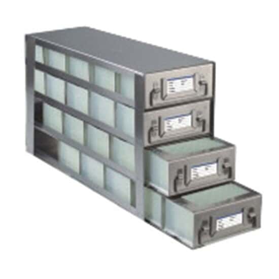 Cole-Parmer Upright Freezer Drawer Rack for 96 Deep-Well Plates or 1 3/4