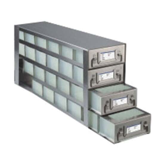 Cole-Parmer Upright Freezer Drawer Rack for 96 Deep-Well Plates or 1 3/4
