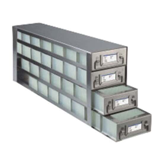 Cole-Parmer Upright Freezer Drawer Rack for 96 Deep-Well Plates or 1 3/4