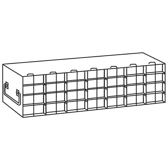 Cole-Parmer Upright Freezer Rack for 96-Well Microtube Boxes or Boxes w/ 2 1/8