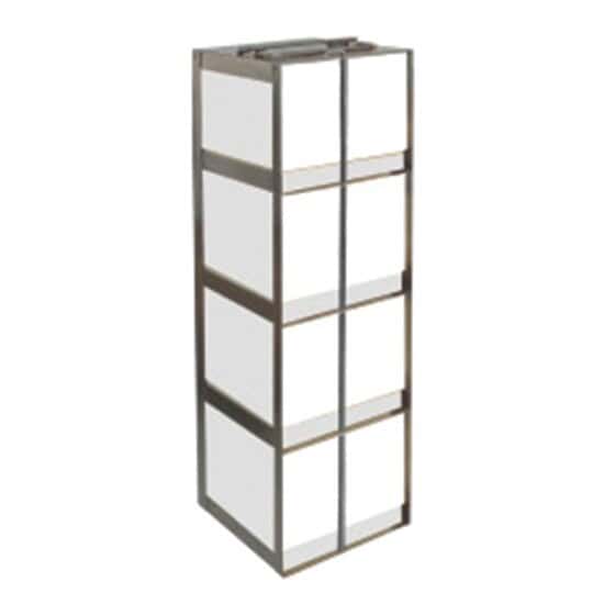 Cole-Parmer Vertical/Chest Freezer Rack for 15 and 50 mL Centrifuge Tube Boxes, 4 box capacity