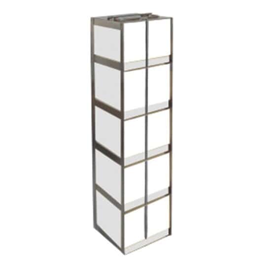 Cole-Parmer Vertical/Chest Freezer Rack for 15 and 50 mL Centrifuge Tube Boxes, 5 box capacity